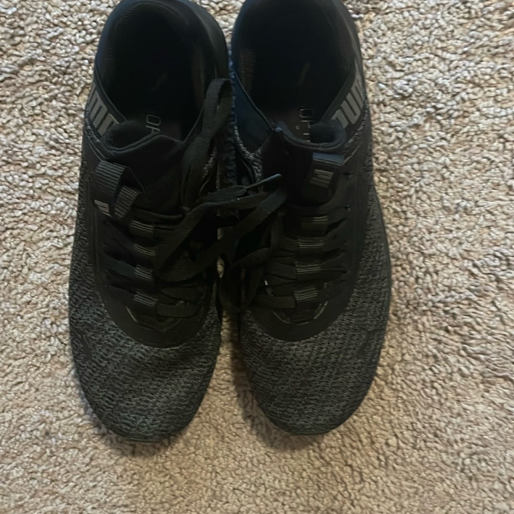 Puma black sneakers size 8.5